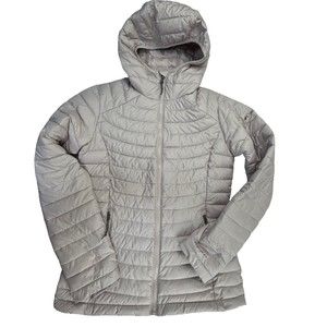 Columbia White Out II Omni Heat Hooded Puffer Jacket Size Small Lavender
